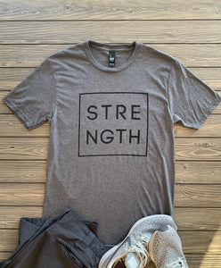 Strength (Maroon & Dark Gray)
