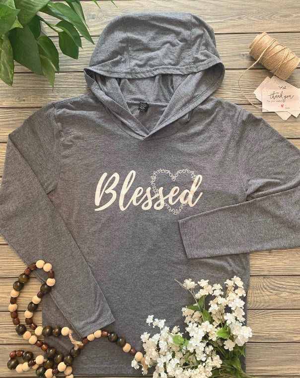 Blessed (Gray Hoodie)