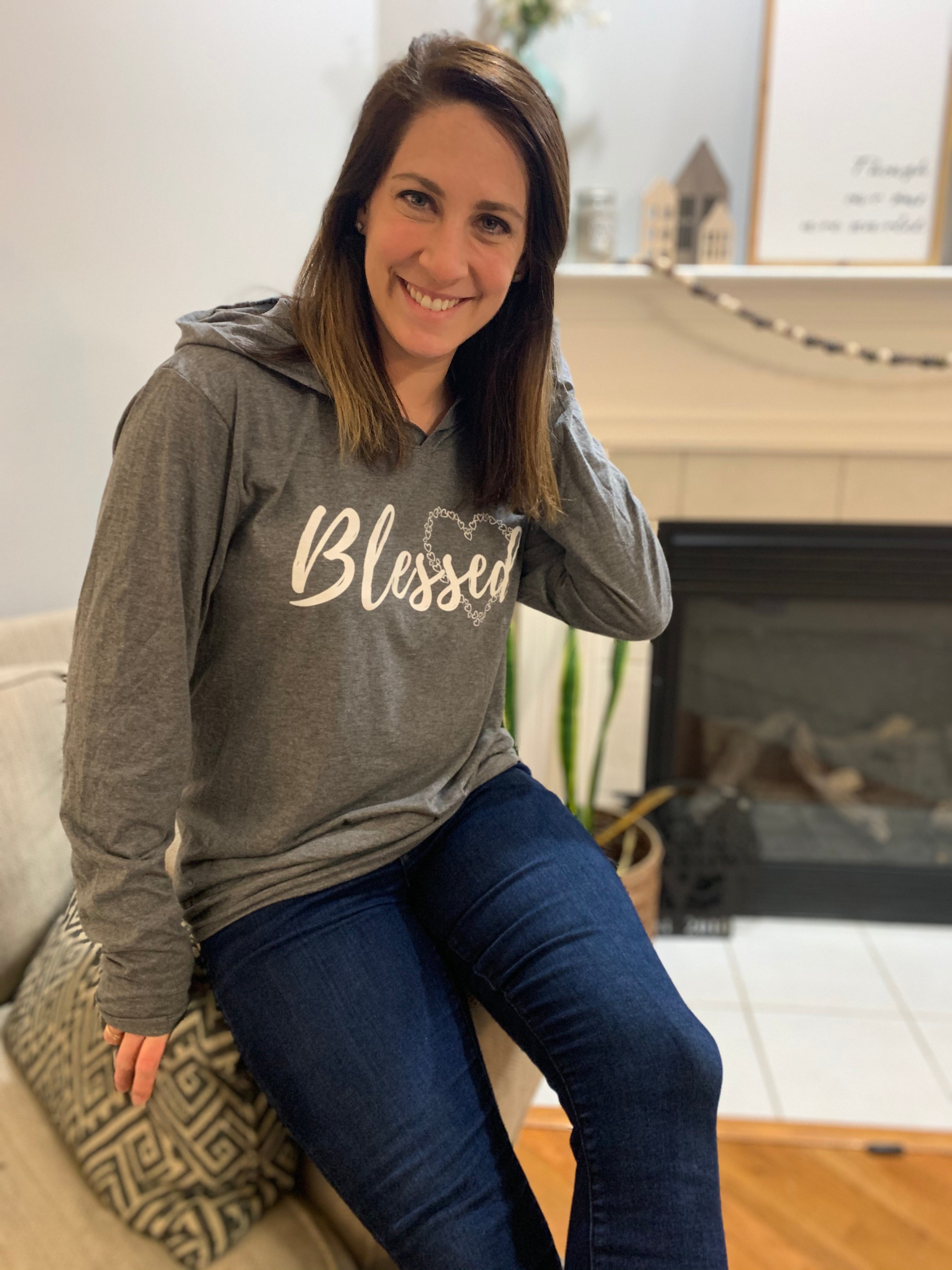Blessed (Gray Hoodie)